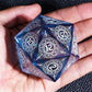 The Twelve Constellations – 55mm Handmade Resin D20 Dice - Nerd Gear Gaming Inc.