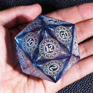 The Twelve Constellations – 55mm Handmade Resin D20 Dice - Nerd Gear Gaming Inc.