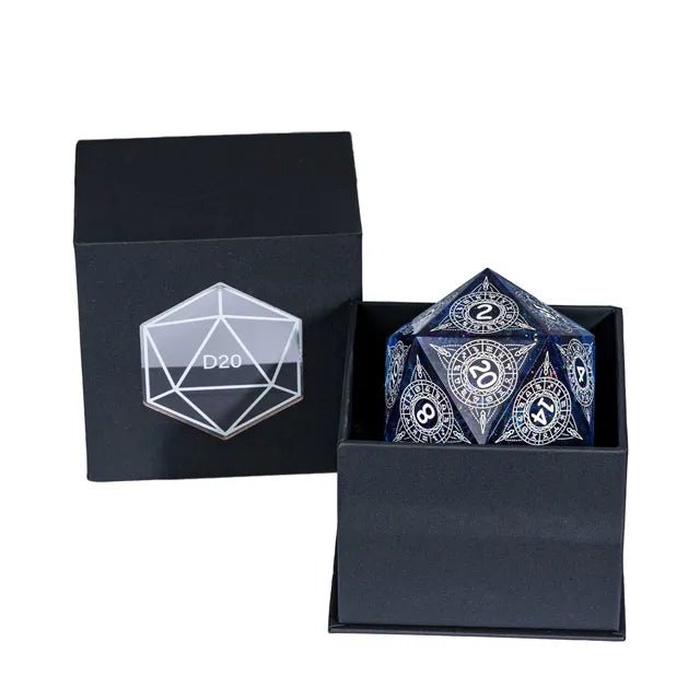 The Twelve Constellations – 55mm Handmade Resin D20 Dice - Nerd Gear Gaming Inc.