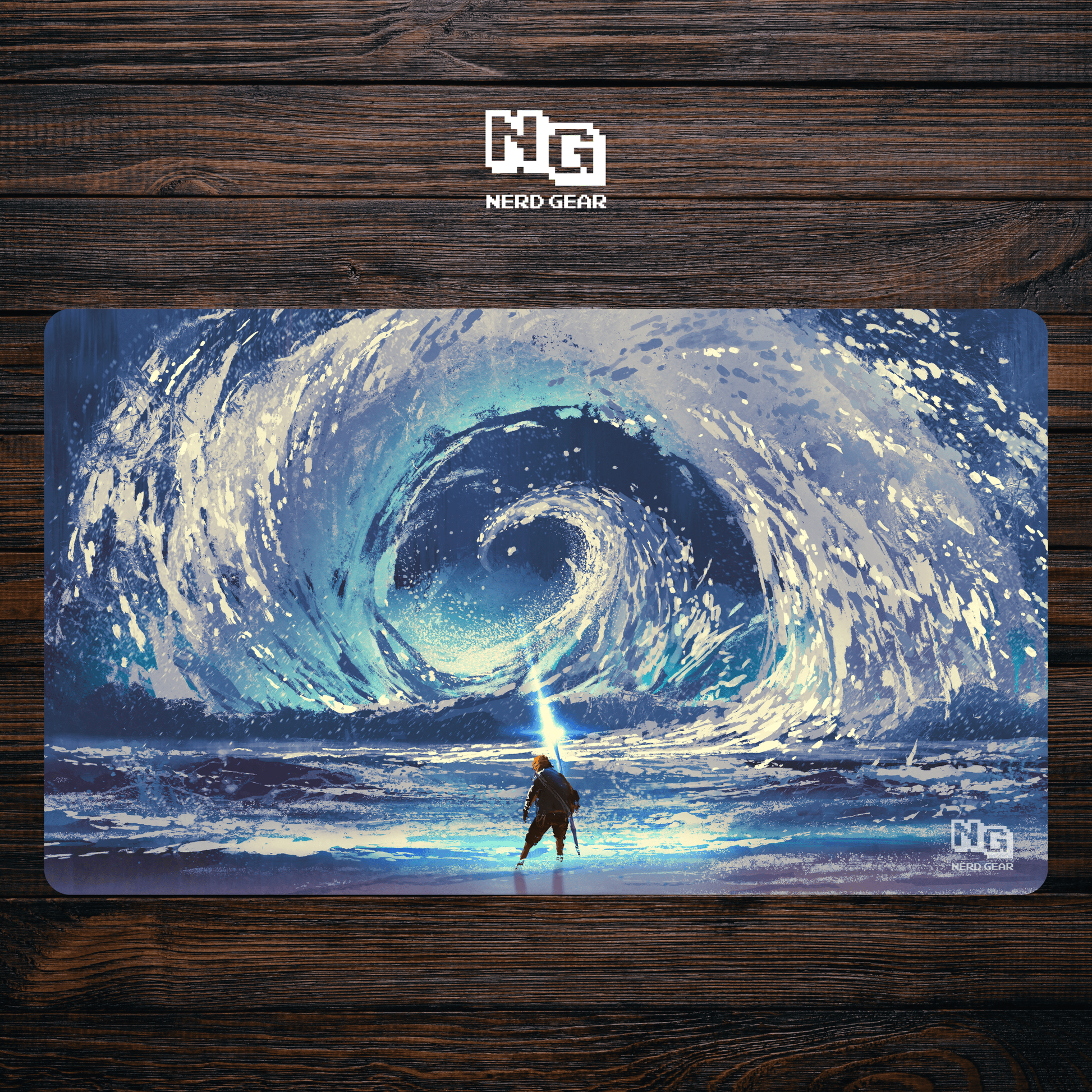 Tidal Vortex - Premium TCG Playmat - MTO - Nerd Gear Gaming Inc.